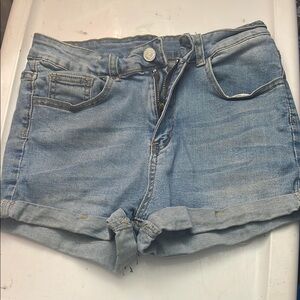 SHEIN Blue Jean Shorts High-Waisted Modern Cut​